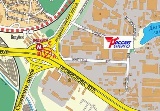 Схема рекламної площини за адресою Южный мост, к Московской пл.