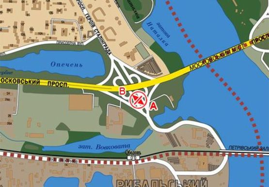 Схема рекламной плоскости по адресу Героев Сталинграда пр., Московский мост