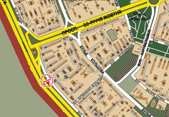 Схема рекламной плоскости по адресу Кольцевая Дорога - Зодчих ул.