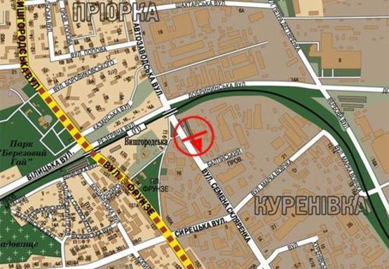 Схема рекламной плоскости по адресу Скляренко ул. - Балтийский пер.