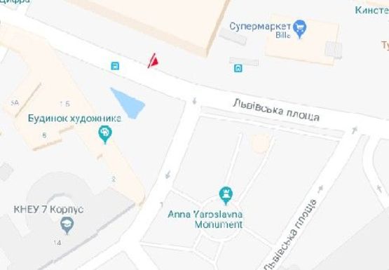 Схема рекламной плоскости по адресу Сечевых Стрельцов ул., 8