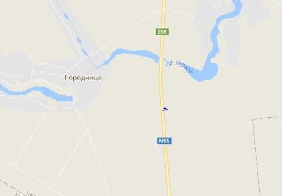 Схема рекламної площини за адресою Трасса Полтава-Днепр Полтава-Кременчуг