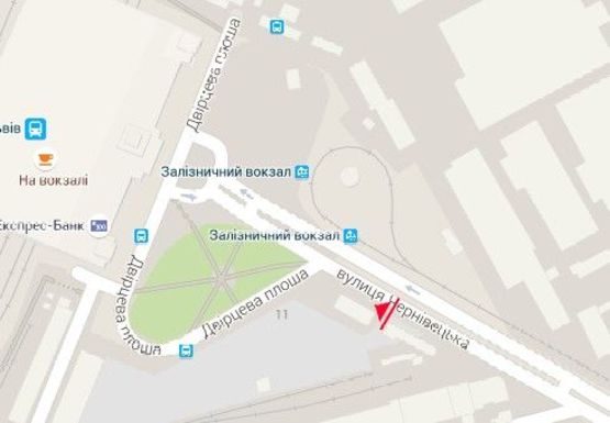 Схема рекламной плоскости по адресу Черновицкая ул., 11