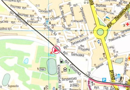 Схема рекламной плоскости по адресу Клепаровская ул. (мост)