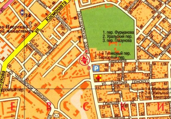 Схема рекламної площини за адресою Люстдорфская дорога, 55 (напротив)