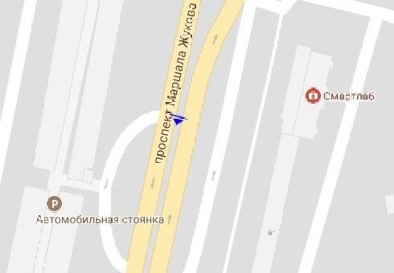 Схема рекламної площини за адресою Небесной Сотни пр., 89