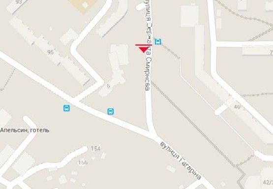 Схема рекламной плоскости по адресу Сержанта Смирнова ул.