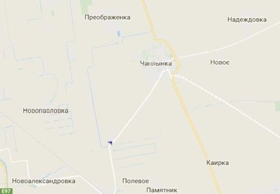 Схема рекламной плоскости по адресу Тавричанка с.