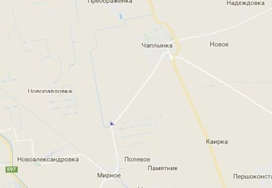 Схема рекламной плоскости по адресу Тавричанка с.