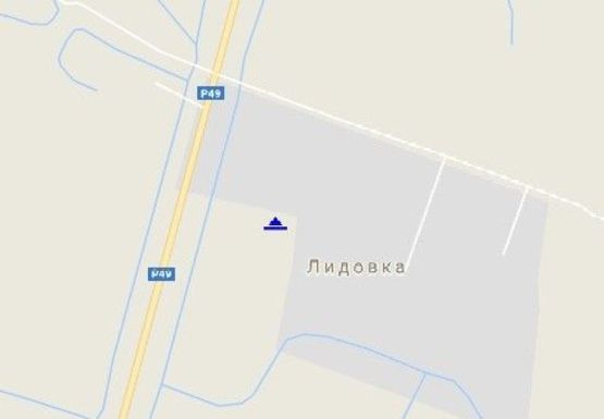 Схема рекламной плоскости по адресу с. Орепы