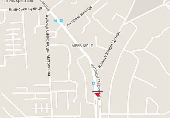 Схема рекламної площини за адресою Победы ул.  - Гагарина ул.