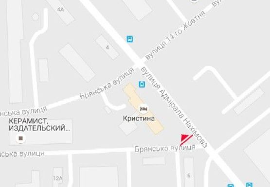 Схема рекламной плоскости по адресу Победы ул. - Нахимова ул.