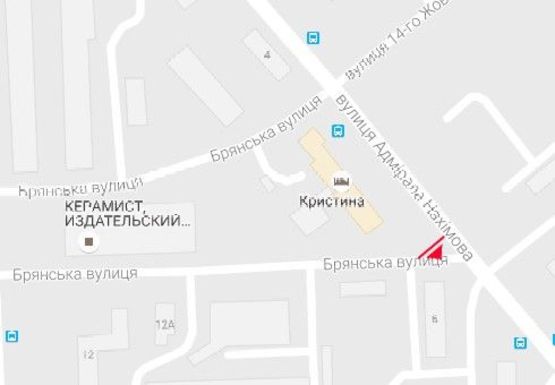 Схема рекламной плоскости по адресу Победы ул. - Нахимова ул.