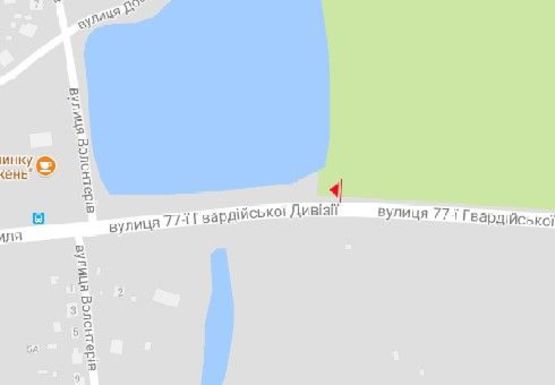 Схема рекламной плоскости по адресу Героев Чернобыля ул., Проектная ул., дамба