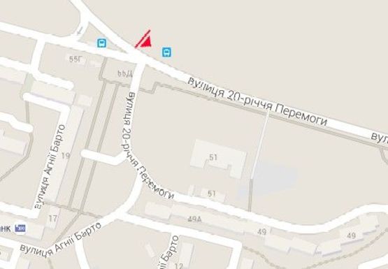 Схема рекламной плоскости по адресу 20-летия Победы пр., напротив д.51