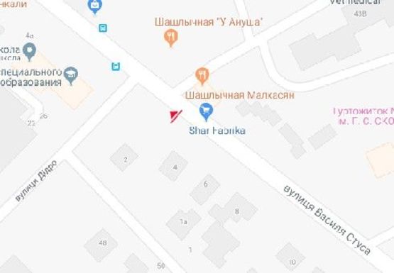 Схема рекламної площини за адресою Василя Стуса ул. - Дидро ул., 4