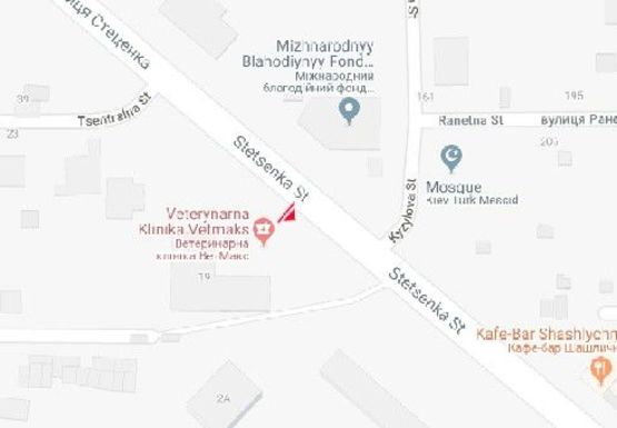 Схема рекламной плоскости по адресу Стеценка ул., 19