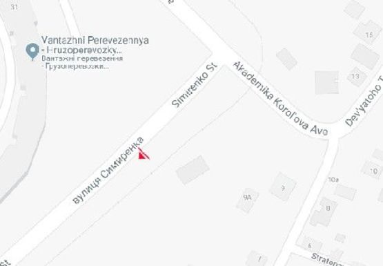 Схема рекламной плоскости по адресу Симиренка ул., 31 (напротив)