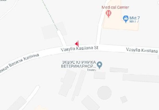 Схема рекламной плоскости по адресу Косияна ул.