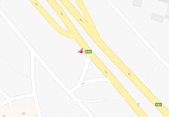 Схема рекламної площини за адресою Ак. Заболотного ул., 16 (на розделителе)