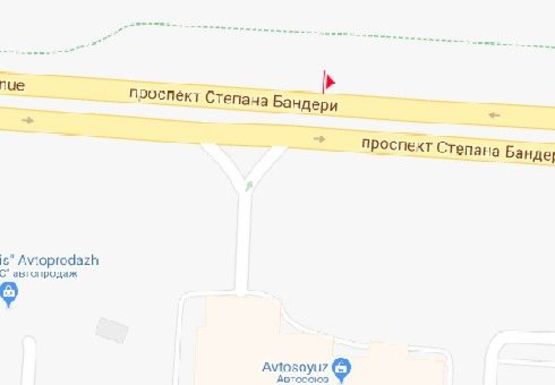 Схема рекламної площини за адресою Бендеры пр., 28 (Московский пр.)