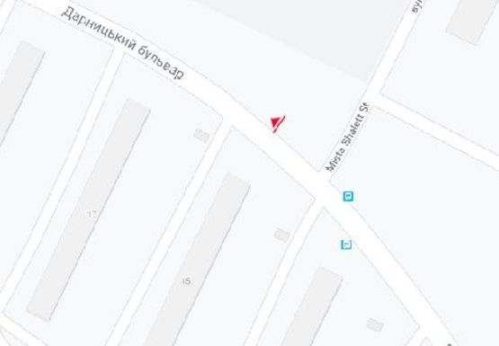 Схема рекламной плоскости по адресу Дарницкий б-р., 15