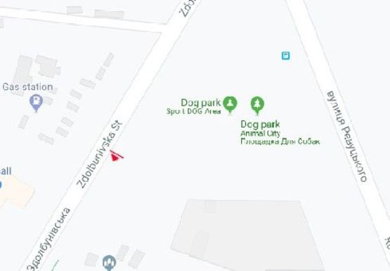 Схема рекламной плоскости по адресу Здолбуновская ул.