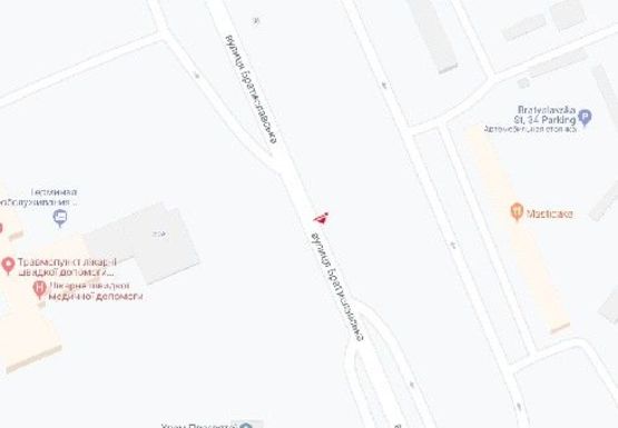 Схема рекламной плоскости по адресу Братиславская ул., 34