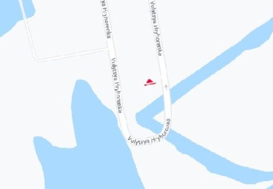 Схема рекламної площини за адресою Григоренка пр. (на разделителе)