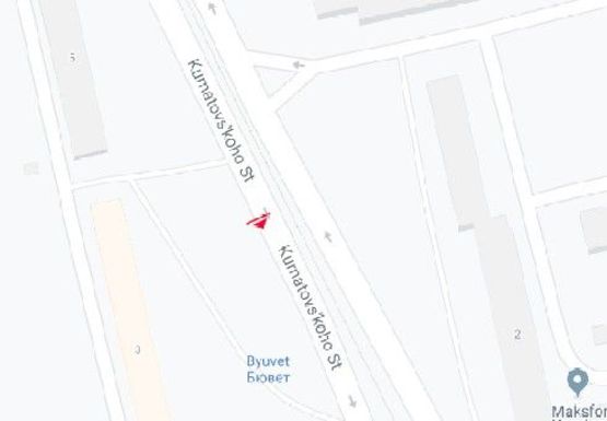 Схема рекламной плоскости по адресу Курнатовского ул., 3