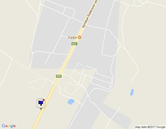 Схема рекламной плоскости по адресу Чернігівська траса, М-01, км 52+850 ліво,  с. Семиполки