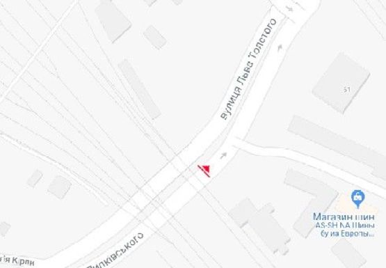 Схема рекламной плоскости по адресу Липковского ул. (бывш. Урицкого ул.) (9)