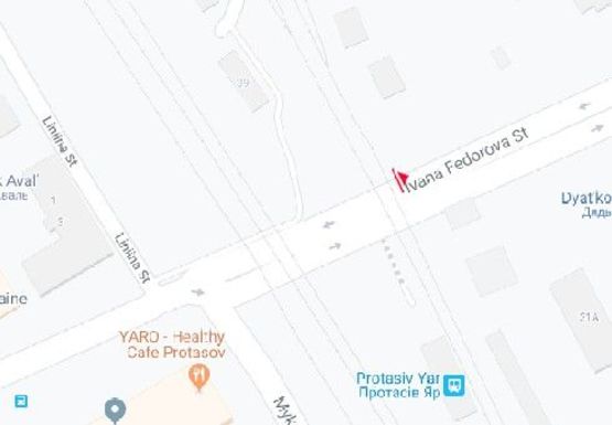 Схема рекламної площини за адресою Федорова ул. (3)