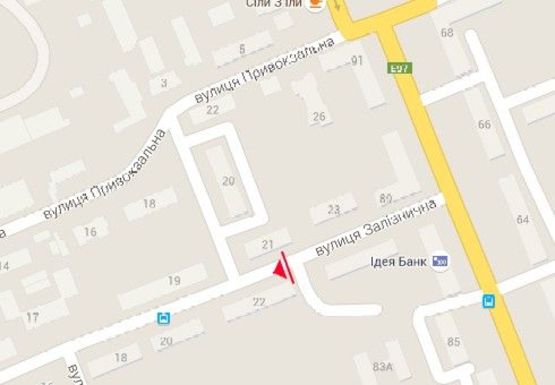 Схема рекламной плоскости по адресу Железнодорожная ул. – Ушакова пр.