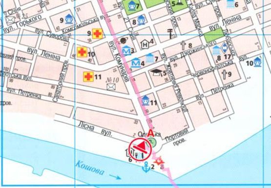 Схема рекламной плоскости по адресу Одесская пл., (ЖД переезд)