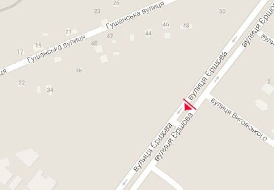 Схема рекламной плоскости по адресу Ершова ул., разделитель (2)