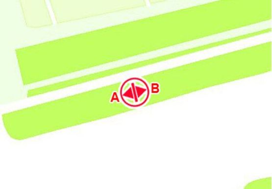 Схема рекламной плоскости по адресу Одесское шоссе