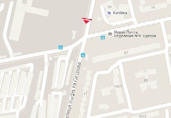 Схема рекламной плоскости по адресу Ильфа и Петрова ул., 39 напротив -  Академика Вильямса ул.