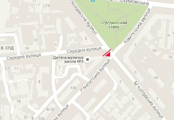 Схема рекламной плоскости по адресу Мясоедовская ул., 4 - Средняя ул., 1