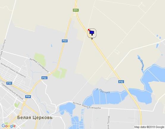 Схема рекламной плоскости по адресу траса М-05 Київ-Одеса, км 81+045 право