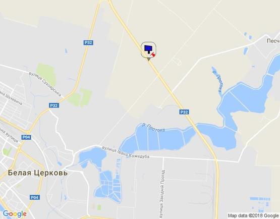 Схема рекламної площини за адресою траса М-05 Київ-Одеса, км 81+740 право