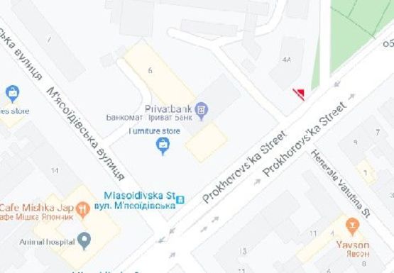 Схема рекламной плоскости по адресу Прохоровская ул., 4а