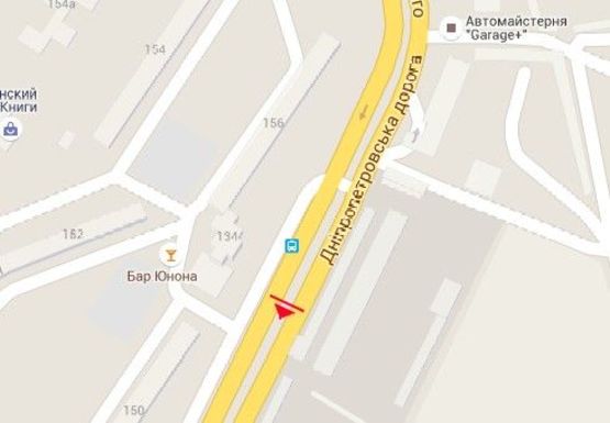 Схема рекламной плоскости по адресу Семена Палия ул., 134