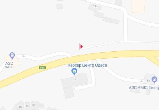 Схема рекламної площини за адресою Михаила Грушевського ул. - Балковская ул., 54д