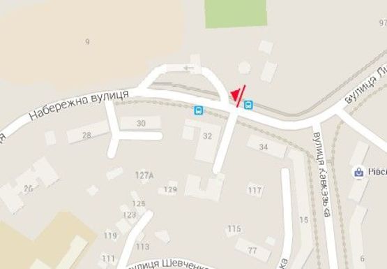 Схема рекламной плоскости по адресу Набережная ул. - Литовская ул.