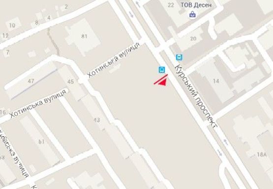 Схема рекламной плоскости по адресу Курский пр-т., 39