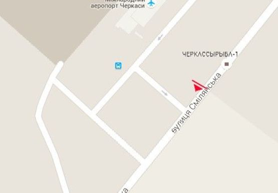 Схема рекламной плоскости по адресу Смелянское шоссе, из центра