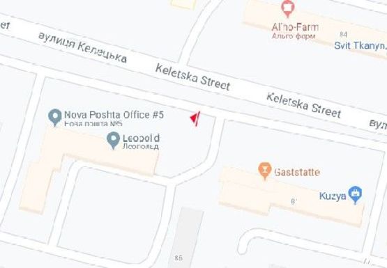 Схема рекламной плоскости по адресу Келецкая ул., 81