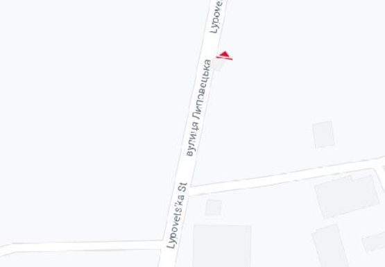 Схема рекламної площини за адресою Липовецкая ул.