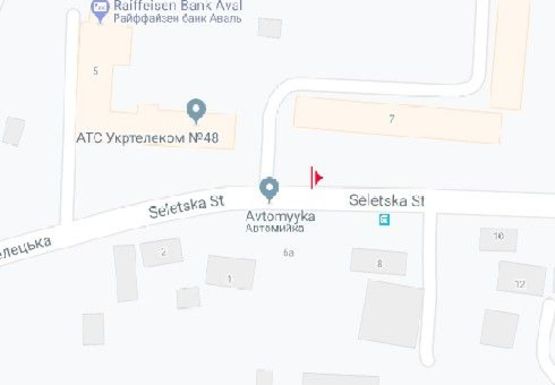 Схема рекламной плоскости по адресу Селецкая ул.,7 - Витрука ул.
